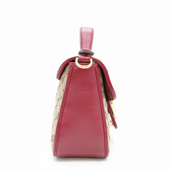 Gucci Mini Top Handle GG Marmont 2way Shoulder Bag Crossbody - Picture 3 of 8